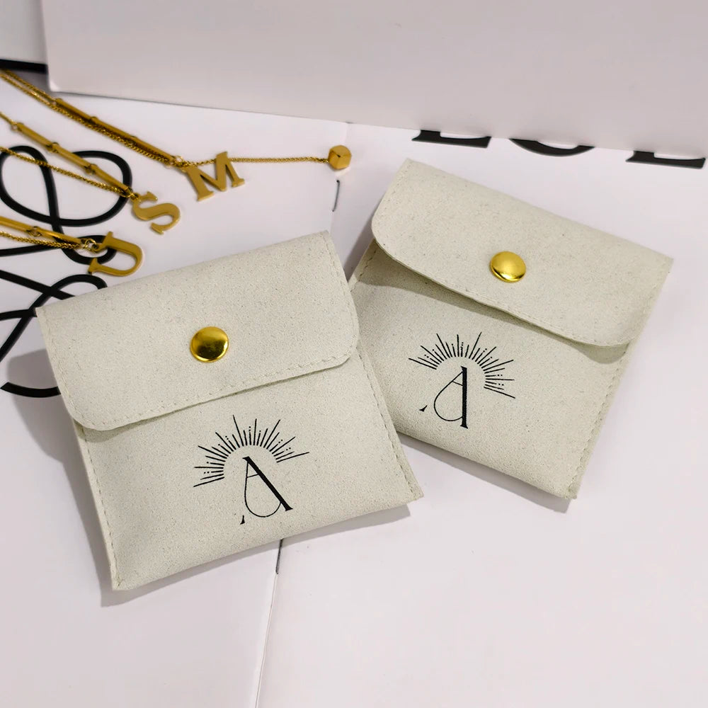 Premium Mini Microfiber Jewelry Pouch for Earrings Bracelets Rings Small Accessories and Gifts