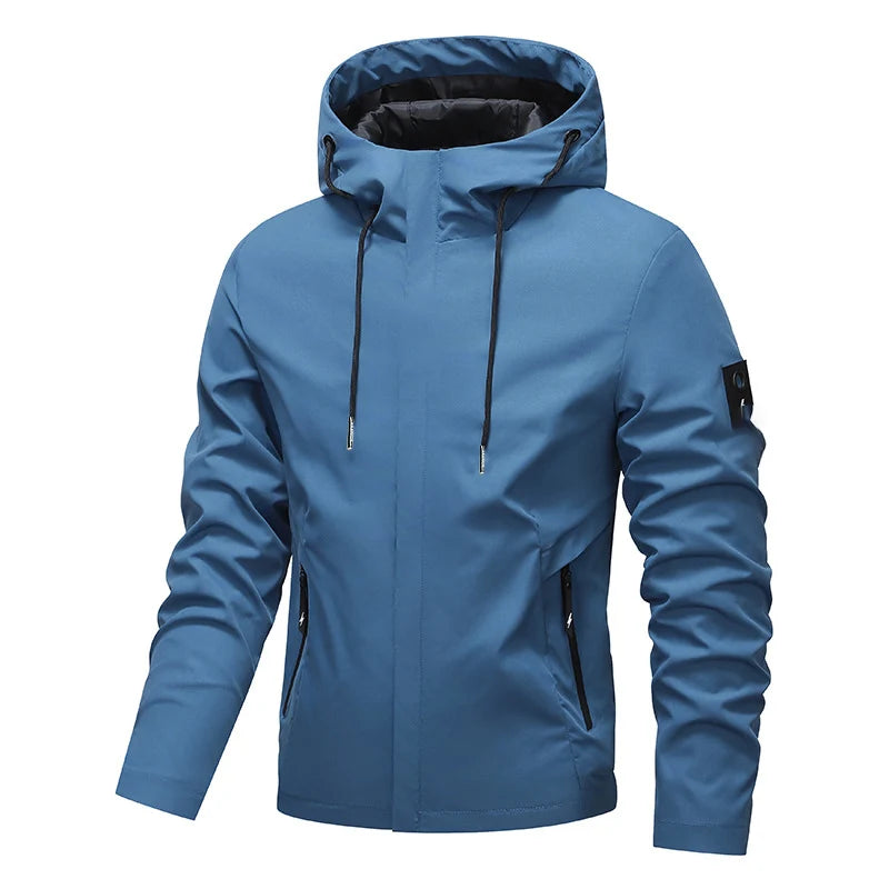 Oem Customized logo Design Men's European Size Men's American Style Jacket Spring Jackets Hooded Casual Fashion Jacket MegaBDM