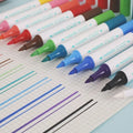 Factory Direct DIY Cartoon Dual Kids Art Double Tip Colouring Watercolour Brushes Markers for Colouring Painting