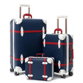Tourbon Women's Fashion PU Luggage Cabin Trolley Suitcase with Light Weight Feature