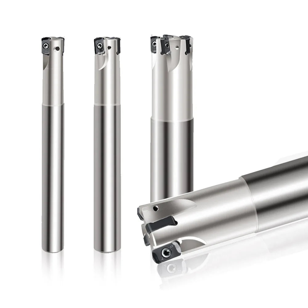 MFH03R High Feed High Precision Alloy Steel 45-48 HRC Anti-Vibration Face Mill Arbor for Double-Sided LOGU0303 Insert MegaBDM