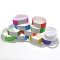 Inkjet Printable Tyvek Paper Wristband 19x250mm with Series Numbers 1000/Pack for Events Party Wedding MegaBDM