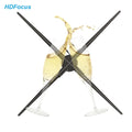 Large Screen Christmas Decorating 3d Led Holographic Display 1m 1meter 100cm Hologram Fan for Advertising