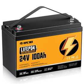 Lifepo4 Batteries 100Ah 24V 5Kwh 10Kwh 15Kwh Solar Lithium Ion Battery for Home Energy Storage Solar Energy Systems Golf Carts