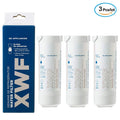 XWF NSF Certified Refrigerator Water Filter, Replacement for XWF (WR17X30702), GDE25, GNE25, GNE27, 3 Filters (Not XWFE)