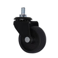 2 Inch Swivel Caster Wheel for Outdoor Use Top 5/16\" Threaded Stem for DIY Furniture Living Room Kitchen Dining School Gym
