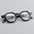 Retro Irregular Round Acetate Eyeglasses Full-Rim Prescription Frames MegaBDM