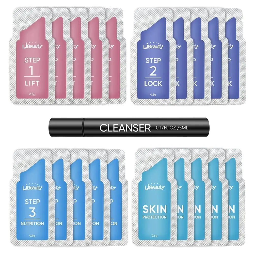 LiBeauty Long-lasting Lash Perm Kit Wholesale Lash Lift Sachet Kit Professional Keratin Lash Lift Kit Korean Lash Lift Solution MegaBDM