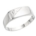Sam Jewellery Fashion 925 Sterling Silver Signet Ring Masterfully Engraved Handmade Men's Ring Wedding Band Gift