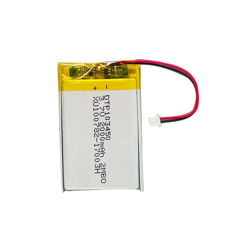 High Quality Polymer Lithium Battery Lipo Pouch Cell 103450 2000 Mah Lipo Battery Rechargeable 3.7V 2000mah Lipo Battery