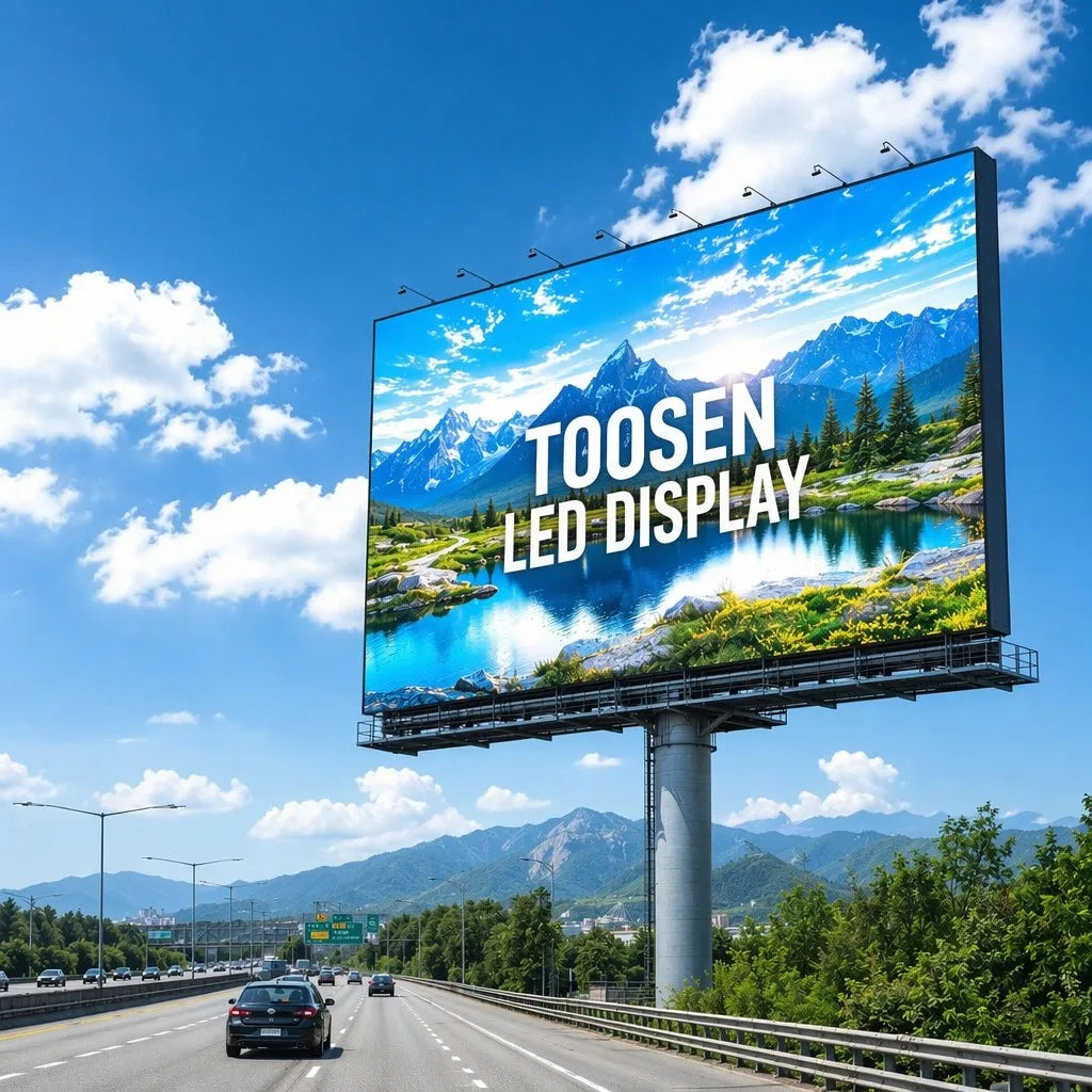 Highway Billboard LED Display Screen Video Wall P5 P6 P8 7680Hz 7500cd/m² Ultra Bright IP66 Germany Depot Fast Shipping Panel MegaBDM