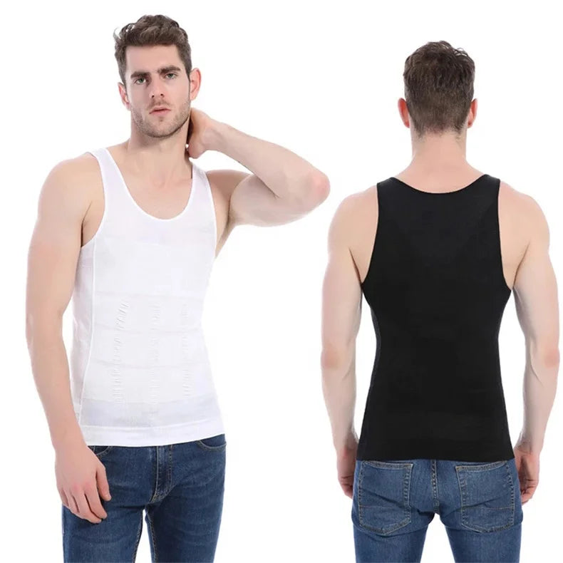 Men's Slimming Compression Vest Slimming Shirt Slimming Vest Men's Tight Vest Slimming and Shaping