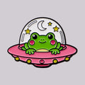 Cute Frog UFO Enamel Pin Cartoon Animal Brooch Pines Lapel Pins Badge on Backpack Clothing Accessories Fashion Jewelry Gift MegaBDM