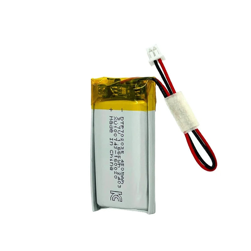 KC ROHS CE UL FCC BIS Certified 3.7V 450mAh Rechargeable Lipo Battery Pouch Lithium Ion Li Polymer Battery 3.7v 450mah