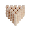 Creative Home Wooden Hanging Decorations Children's Painted Small Wooden Figures Natural Wood Color Wooden Toys MegaBDM