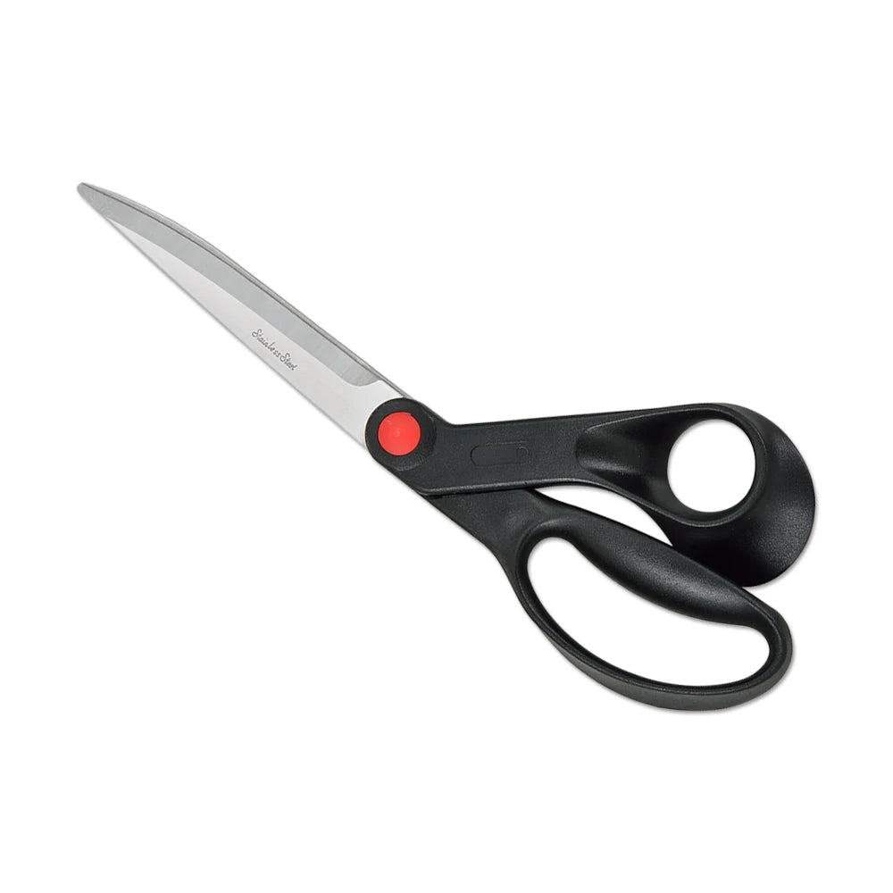 Wholesale GoldenWay Stainless Steel Serrated Blade Tailor's Scissors HRC 52-54 Nylon+Fiberglass Handles 8.75 Inch Premium Fabric