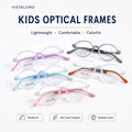Kids Glasses Frames Flexible TR90 Optical for Boys Girls Round Soft Silicone Temple Lightweight OEM ODM Custom Logo Manufacturer MegaBDM
