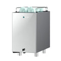 BTB-BX03 Compressor Refrigeration Small Refrigerator with 6L Transparent Plastic Milk Box Stainless Steel Color 220V/110V 220W