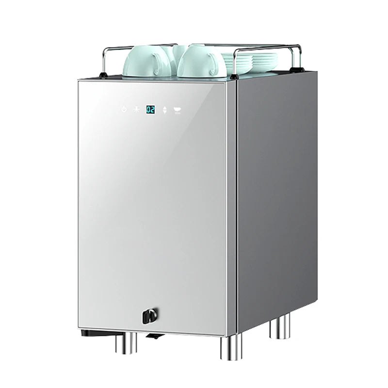 BTB-BX03 Compressor Refrigeration Small Refrigerator with 6L Transparent Plastic Milk Box Stainless Steel Color 220V/110V 220W