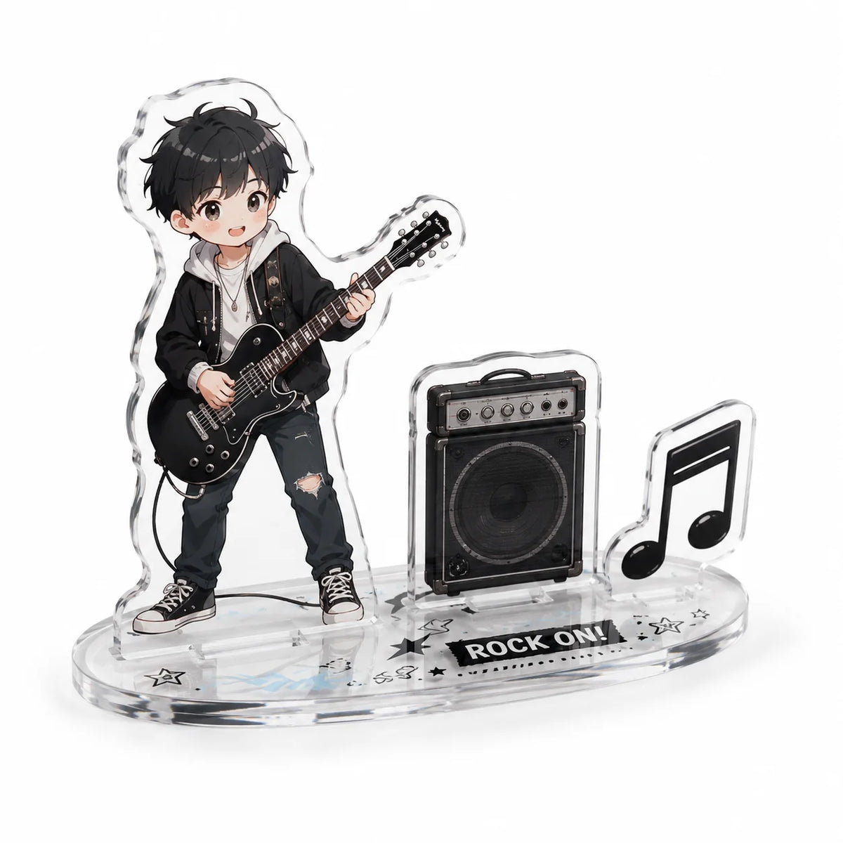 Customized Acrylic Standee with Double and Triple Sockets Desktop Display Ornament. MegaBDM