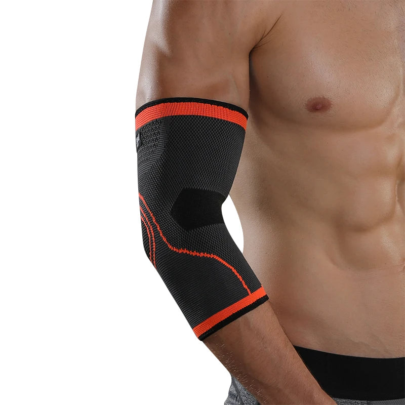 JINGBA SUPPORT High-Elastic Elbow Brace Support Hot Sale Gym Training Running Compression Sleeve Easy Fit Dropshipping Flexible Type