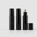 Hot Sale Factory Price Essential Oil Packaging 10ml Empty Glass Roll on Perfume Matte Black Roller Bottle