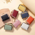 Multicolor Metal Edge Jewelry Case Fashionable Mini PU Leather Jewelry Pouch Multi-functional Storage Box for Earrings Rings