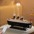 Kinscoter Jellyfish Mist Boat Humidifier Diffuser 250Ml Colors Led Night Light Ultrasonic Smart Home Aroma Diffuser