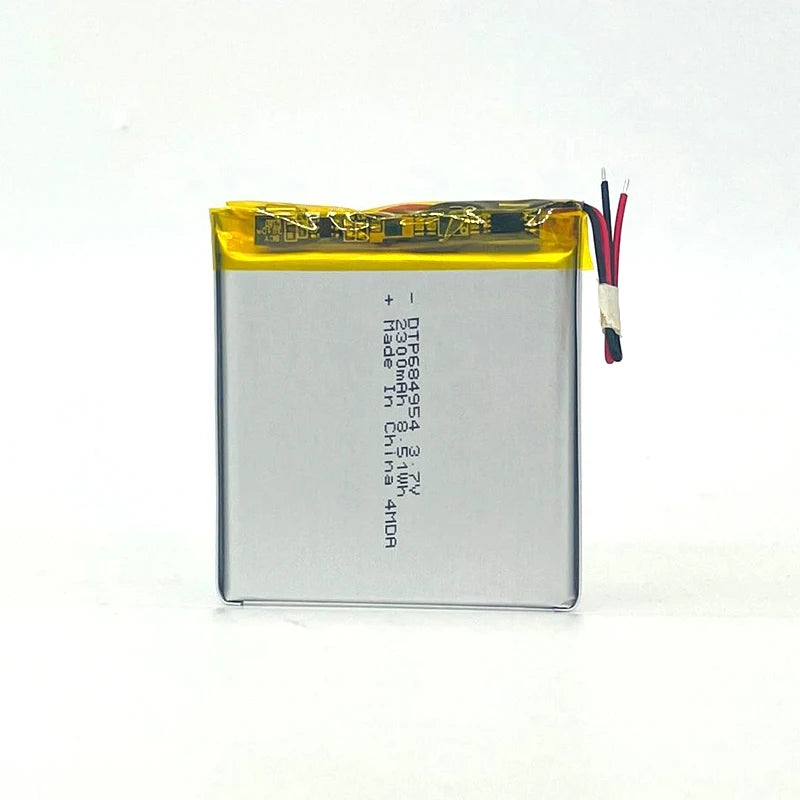 Wholesale Price Solid State Polymer 3.7V 2300mAh Lithium Battery for Toys 684954 Li-Ion Pouch 684954 3.7v 2300mah Lipo Battery