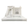 2024 Beautiful White PVC Inflatable Wedding Bouncer House Indoor Trampoline Jumping for Kids for Outdoor Parties