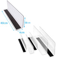 Wholesale Clear Acrylic Shelf Dividers Direct Sales Clear Pvc Plastic Pharmacy PVC Wire Shelf Dividers