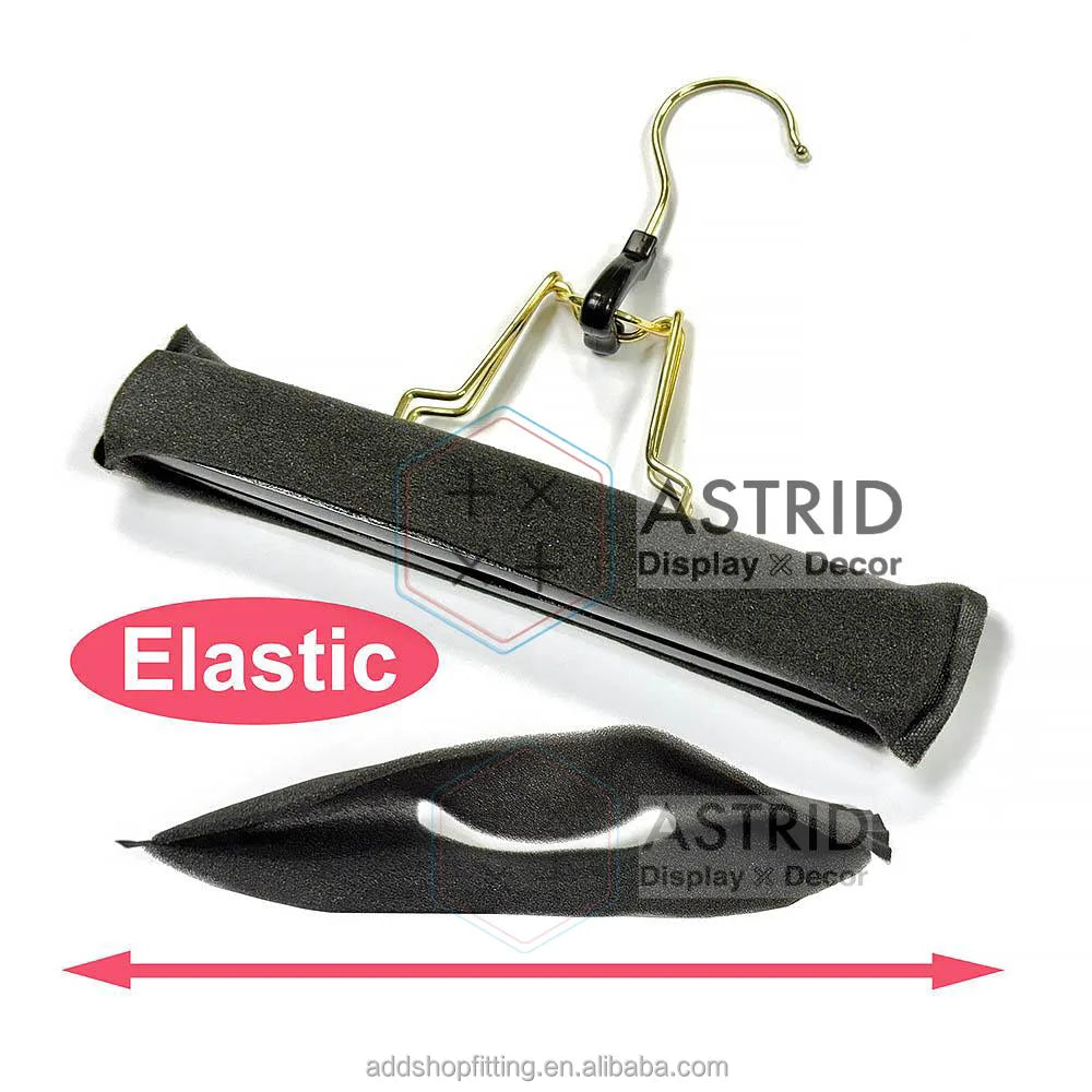 Astrid 20CM PU Black Eco-Friendly Recyclable Seamless Flexible Elastic Protective Foam Hair Extension Hanger Cover Salon Use