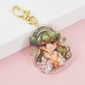 Customized Acrylic Transparent Keychain Customized Gradient Keychain Bag Pendant Charm Accessories MegaBDM