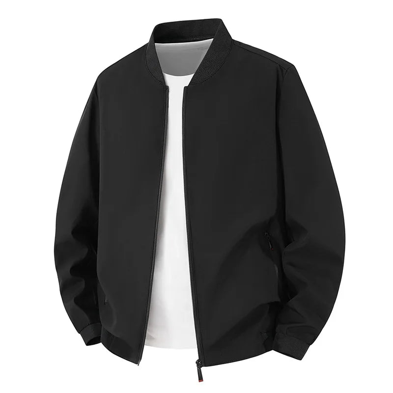 Oem Customized logo Design Winter New Style Trendy Essential Zip-up Men's Outerwear Baseball Jacket Casual Men's Jacket MegaBDM