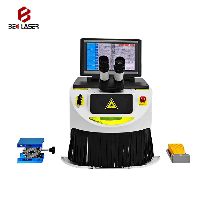 200W Desktop YAG  Laser Solder Gold Silver Jewelry Laser Soldering Machine for Metal  Rings Necklace Laser Welding Machine Price