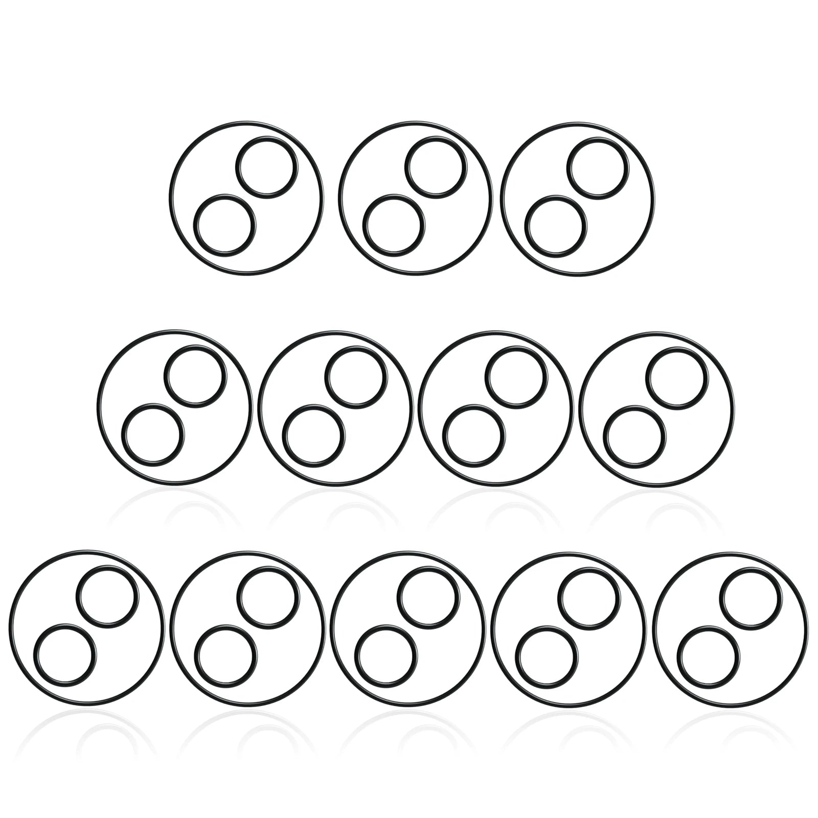 Replacement Valve Cover and Shaft O-Rings for Jandy NeverLube/Pentair Valves and Hayward PSV Valves (Part No.PSXVZ2A)36pcs