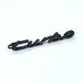 Customize Any Shape 3D Metal TURBO Letter Keychain Charm