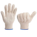 Cotton Oven Mitts & Heat Resistant Gloves 932F with Anti-slip Easily Cleaned for BBQ Kitchen Cooking Baking Welding