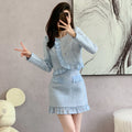 Fall Roman 2 Piece Set for Women Crop Top And Skirts Set Ropa Wholesale