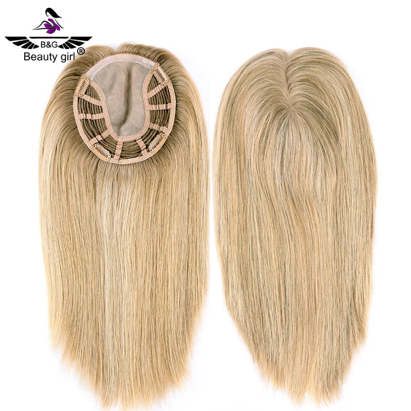 Light Density European Remy Hair Breathable Small Knots Hd Lace Monofilament Mono Base Human Hair Topper