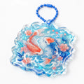 Factory-customized Ripple Acrylic Keychain Featuring a Personalized Liquid Ripple Pattern. MegaBDM