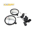 Universal 2PCS Adjustable Bike Rearview Mirror 360 Rotation Cycling Rear View Mirror for Electric Bicycle Motorcycle