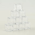 0.39"10mm Acrylic Box SetClear Display Case With Lid for Element Cubessmall collectibles crystals miniature model (10pcs)