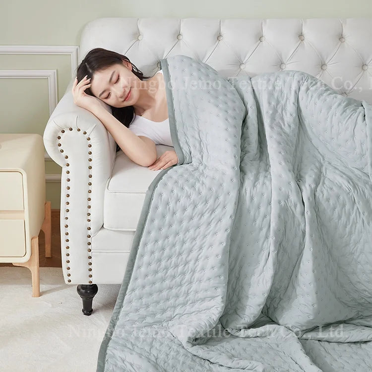 Multi-purpose Simple Set Summer Machine Washable Air Conditioning Room Thin Quilt Summer Cool Quilt