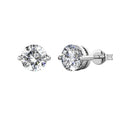 Simple Elegant Studs Earrings Embellished with Swarovski Crystals Sterling Silver 925 Jewelry Daisini 18K Gold Plated Earrings