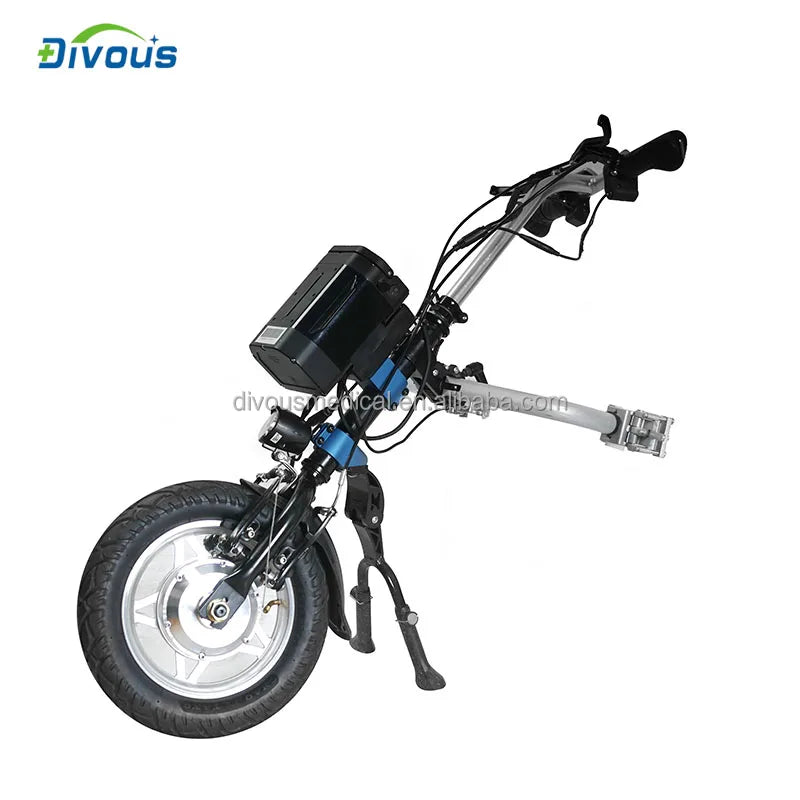 Hot Style Lightweight 12Inch N/W 14KG Disabled Wheelchair Attachment Electric Handbike Powerful Handcycle MegaBDM