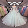 Jancember 5880 Vintage Sweetheart Green Puffy Women's Quinceanera Dresses MegaBDM