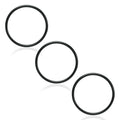 6020018/350099 Seal O-Ring Compatible with  350157 Superflo Union Fitting and Sta-Rite Supermax Pool Pump Adapter(3pcs)