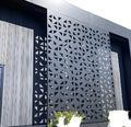 Eyecatching Graphic Design Black Anodized Aluminum Veneer Mesh Mirror Finish Architectural Honeycomb Veneer