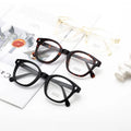 OEM Men's Anti-Blue Light Acetate Eyeglasses Frames with Custom Logo Diamond-shaped for Perfect Fit